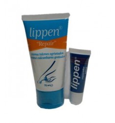 Crema para talones agrietados Lippen Repair 75ml + Reparador labial de regalo